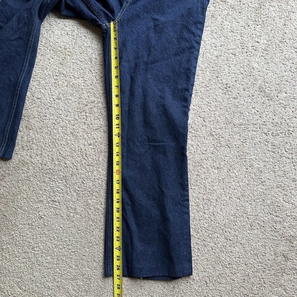 Zara Jeans Women's 8 (28x27) Straight Leg Blue Dark Wash Denim Mid Rise - Picture 9 of 12